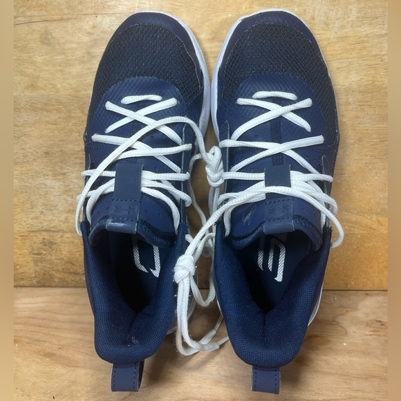 Under Armour Curry 7 Academy Womens Size 6 Shoes Sneakers Blue 3023838-408 - Picture 6 of 8